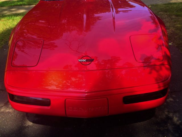1991 White Chevrolet Corvette
