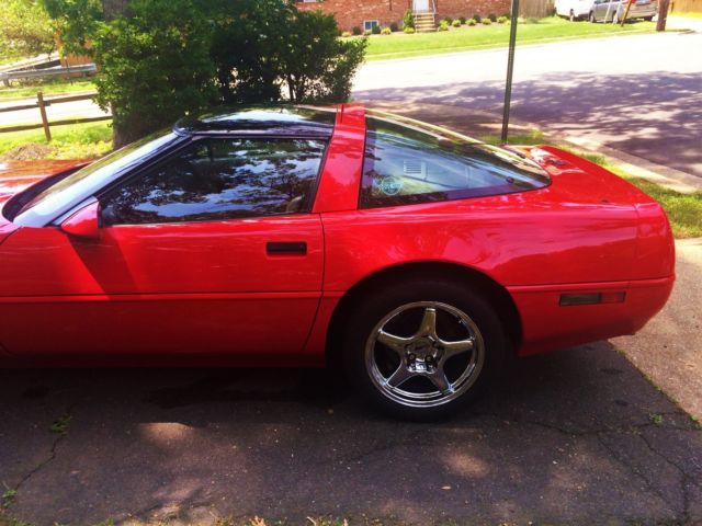 1991 White Chevrolet Corvette