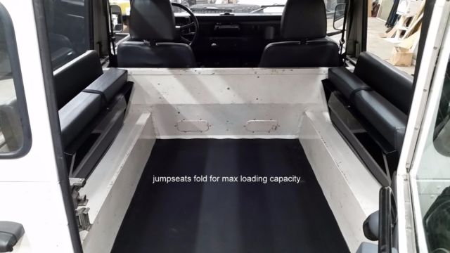 1991 White Land Rover Defender SUV