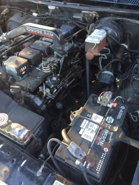 1991 Black Dodge Ram 3500 Standard Cab Pickup