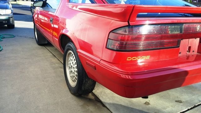 1991 WHITE Dodge Daytona Hatchback