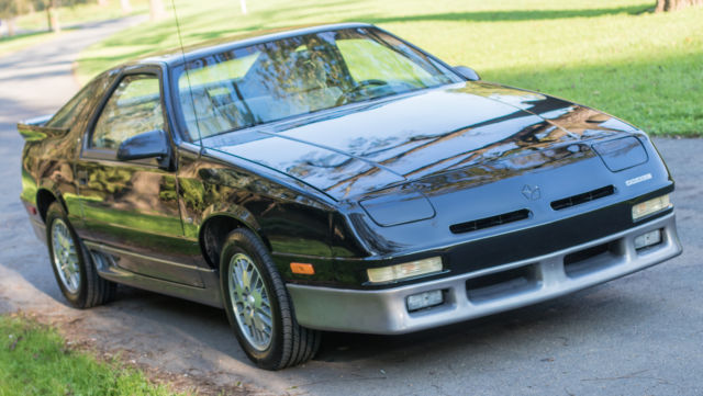 1991 Black Dodge Daytona Hatchback
