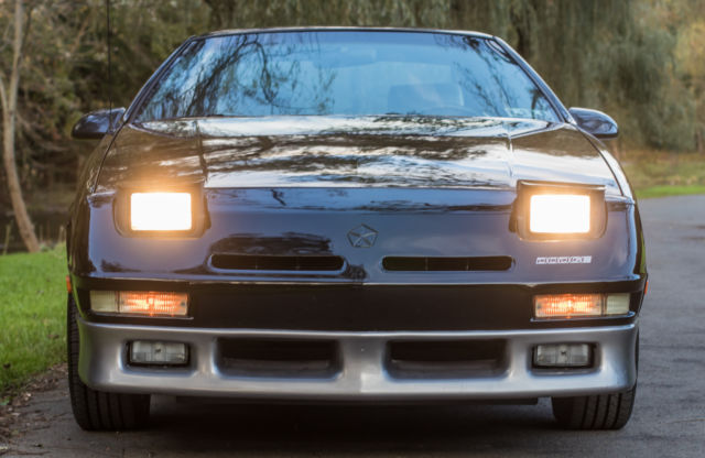 1991 Black Dodge Daytona Hatchback