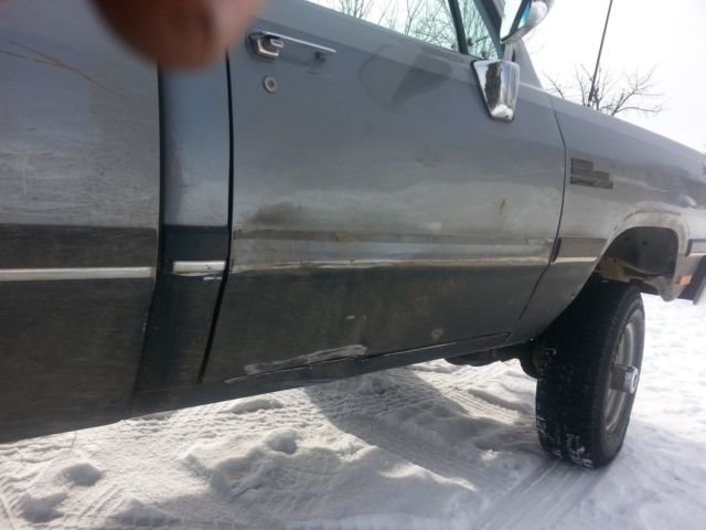 1991 Silver Dodge Ram 2500 Standard Cab Pickup