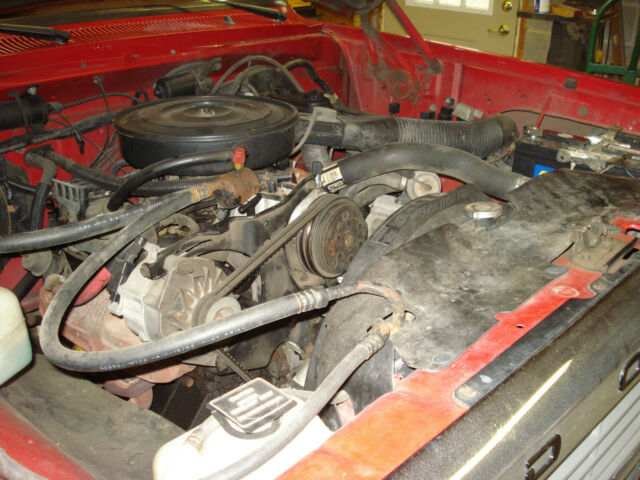 1991 RED & WHITE Dodge Other Pickups Standard Cab Pickup