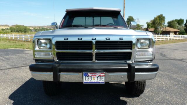 1991 Silver/Grey Dodge Ram 2500 Standard Cab Pickup