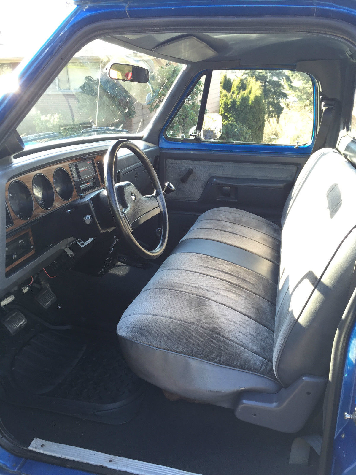 1991 Blue Dodge Ram 3500 Standard Cab Pickup