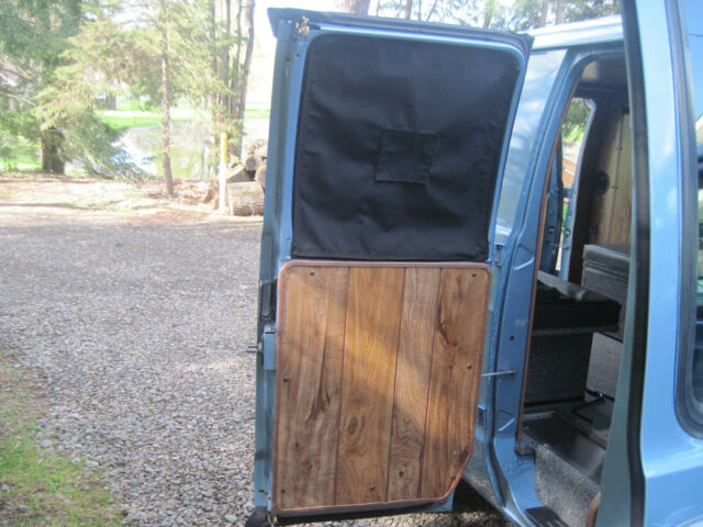 1991 Blue Dodge Ram Van Van