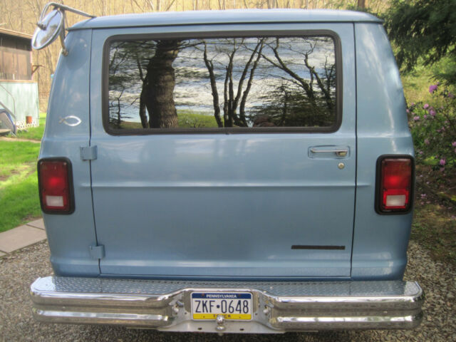 1991 Blue Dodge Ram Van Van
