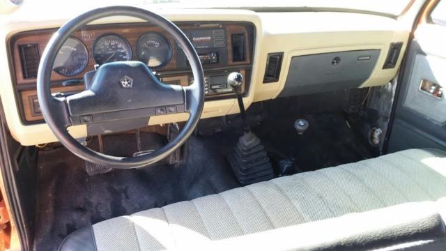 1991 Orange Dodge Other Pickups Crew Cab Pickup