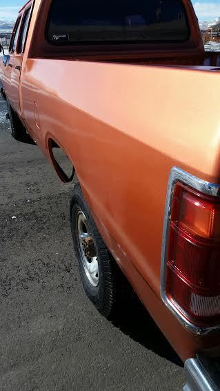 1991 Orange Dodge Other Pickups Crew Cab Pickup