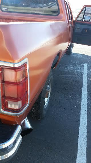 1991 Orange Dodge Other Pickups Crew Cab Pickup