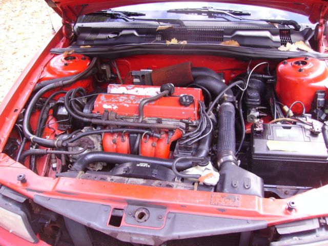 1991 Red Dodge Spirit Sedan 4 DOOR