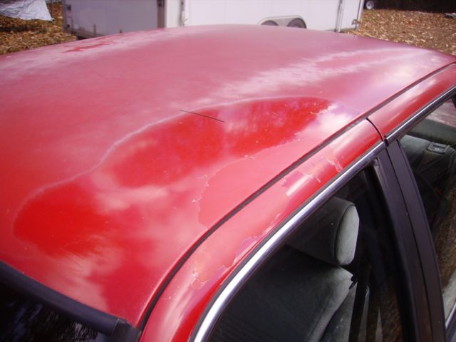 1991 Red Dodge Spirit Sedan 4 DOOR