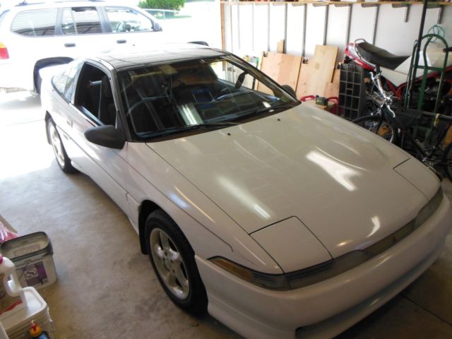 1991 White Mitsubishi Eclipse Coupe