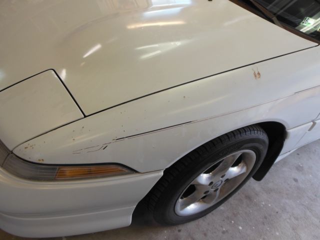 1991 White Mitsubishi Eclipse Coupe