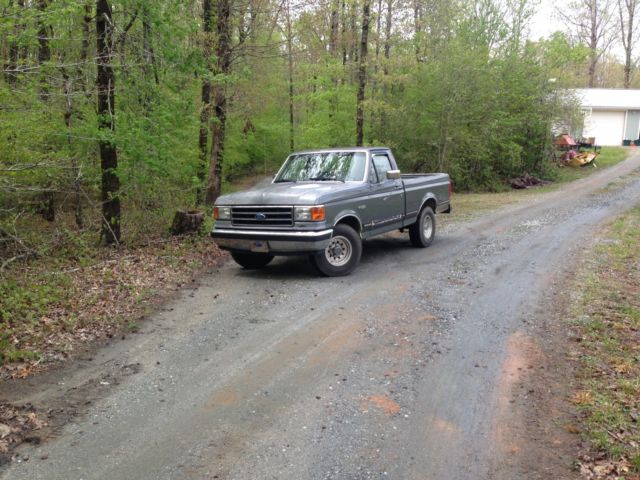 1991 Gray Ford F-150 Standard Cab Pickup