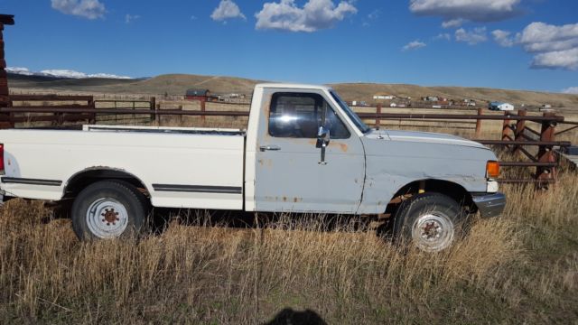 1991 Red Ford F-150 Regular Cab