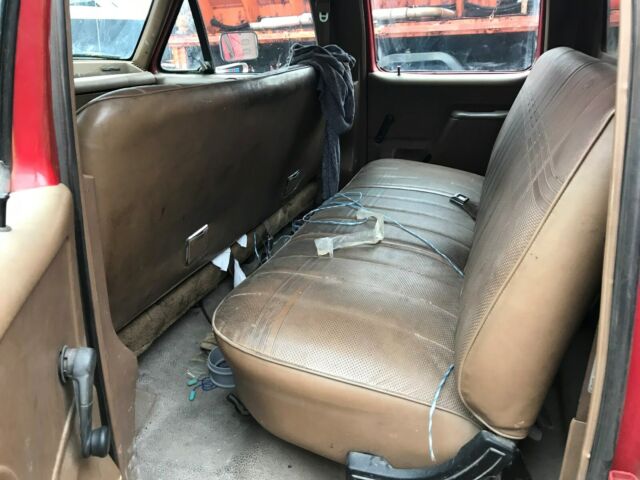 1991 Red Ford F-350 Crew Cab Pickup