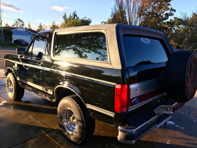 1991 Black Ford Bronco