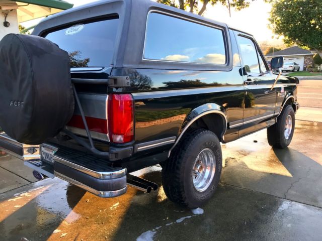1991 Black Ford Bronco