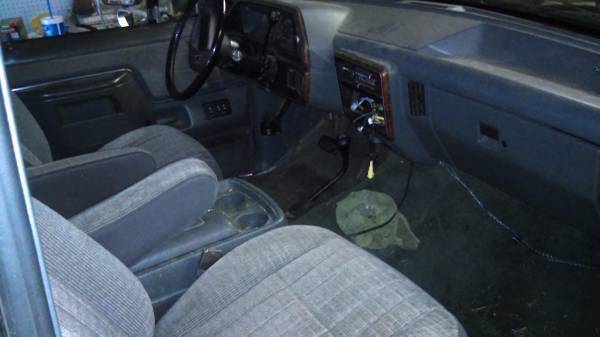 1991 Black Ford Bronco Convertible