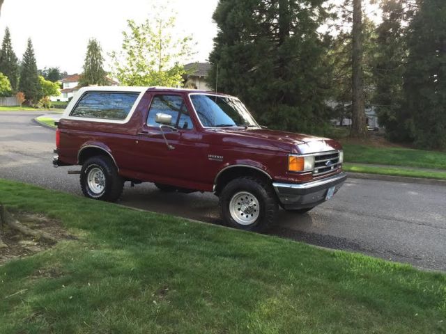 1991 Gray Ford Bronco SUV