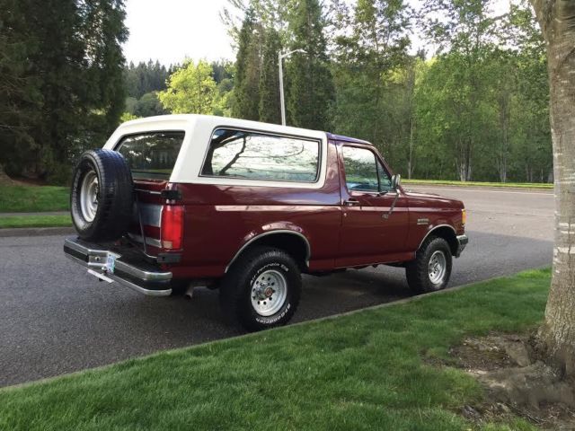 1991 Gray Ford Bronco SUV