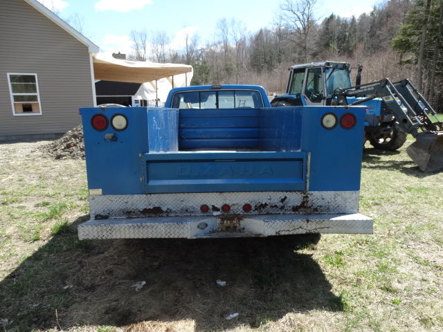 1991 Blue Ford F-350 Extended Cab Pickup