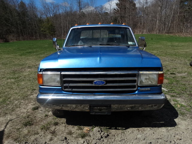 1991 Blue Ford F-350 Extended Cab Pickup
