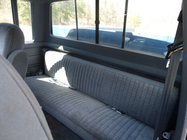 1991 Blue Ford F-350 Extended Cab Pickup