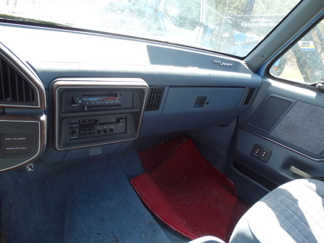 1991 Blue Ford F-350 Extended Cab Pickup