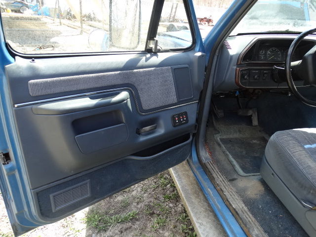 1991 Blue Ford F-350 Extended Cab Pickup