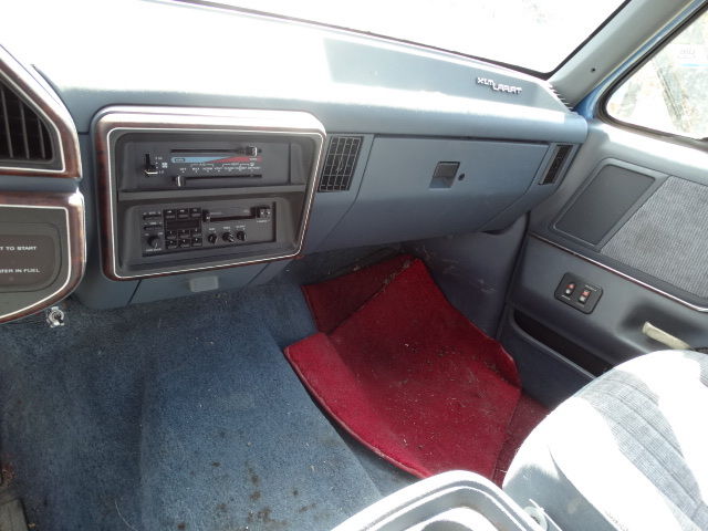 1991 Blue Ford F-350 Extended Cab Pickup