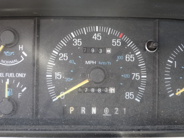 1991 Blue Ford F-350 Extended Cab Pickup