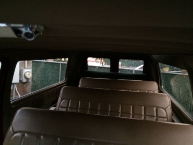 1991 Red Ford E-Series Van Extended Passenger Van