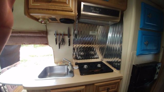 1991 Tan Ford E-Series Van Van Camper