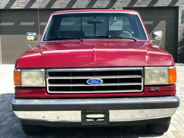 1991 Red Ford F-150 Pickup Truck