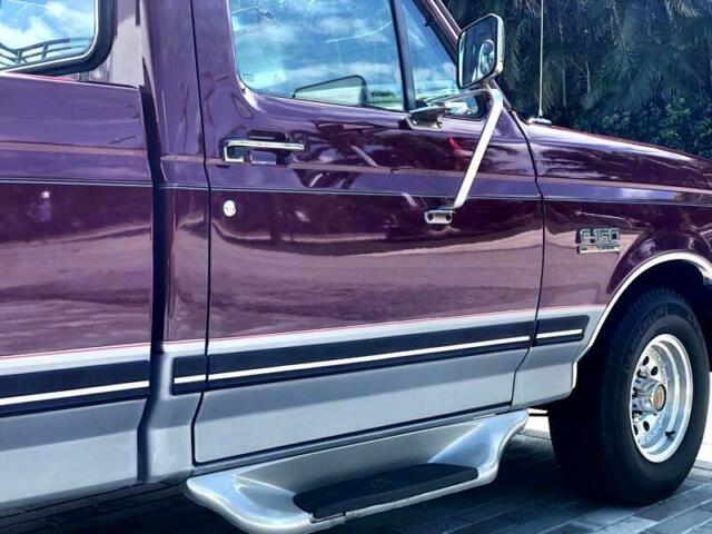 1991 Red Ford F-150 Pickup Truck