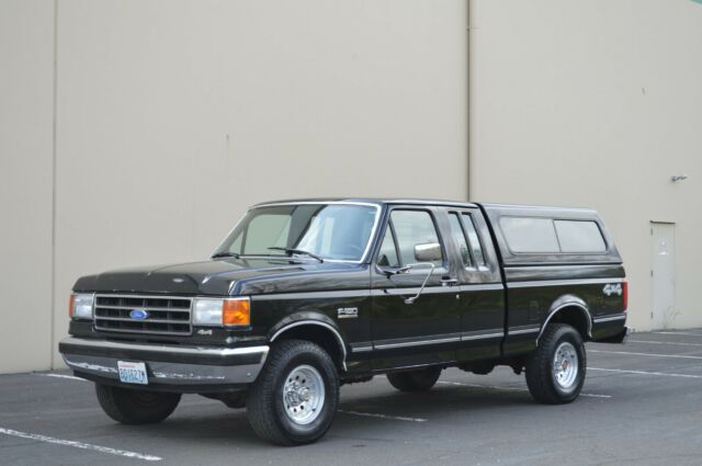 1991 Black Ford F-150 Extended Cab Pickup