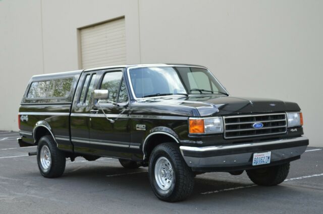 1991 Black Ford F-150 Extended Cab Pickup