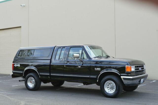 1991 Black Ford F-150 Extended Cab Pickup