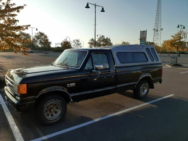 1991 Black Ford F-150 Cab & Chassis