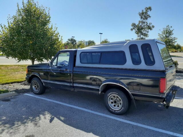 1991 Black Ford F-150 Cab & Chassis