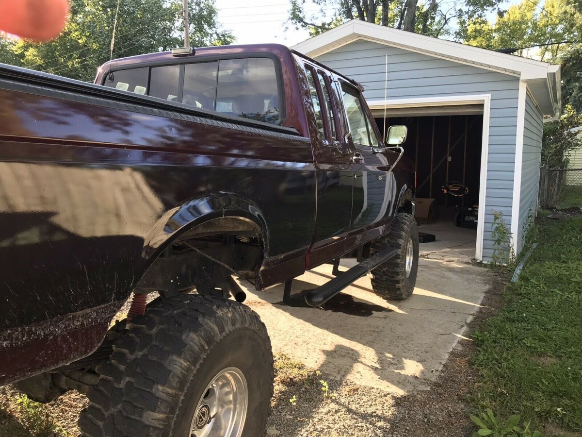 1991 Red Ford F-150 Pickup