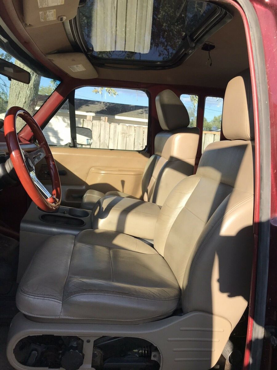 1991 Red Ford F-150 Pickup