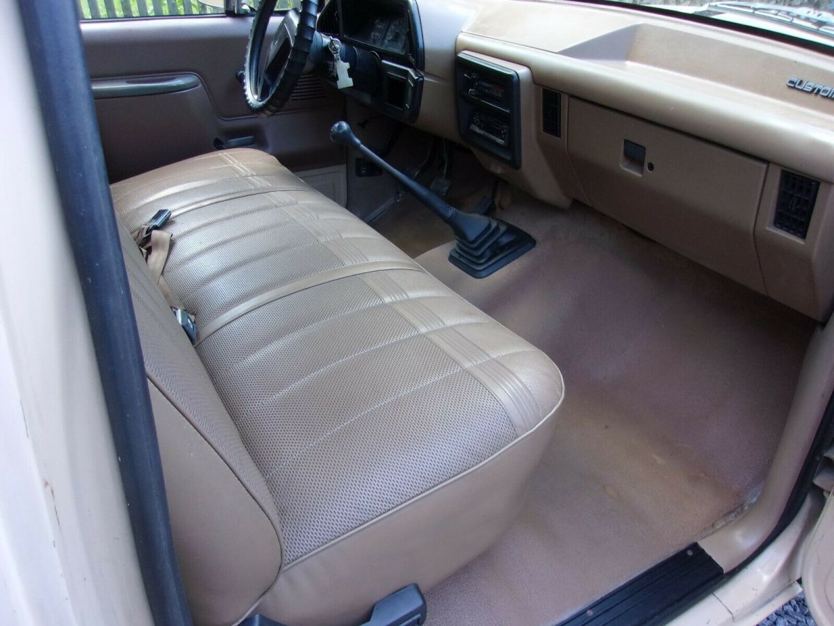 1991 Tan Ford F-150 Standard Cab Pickup