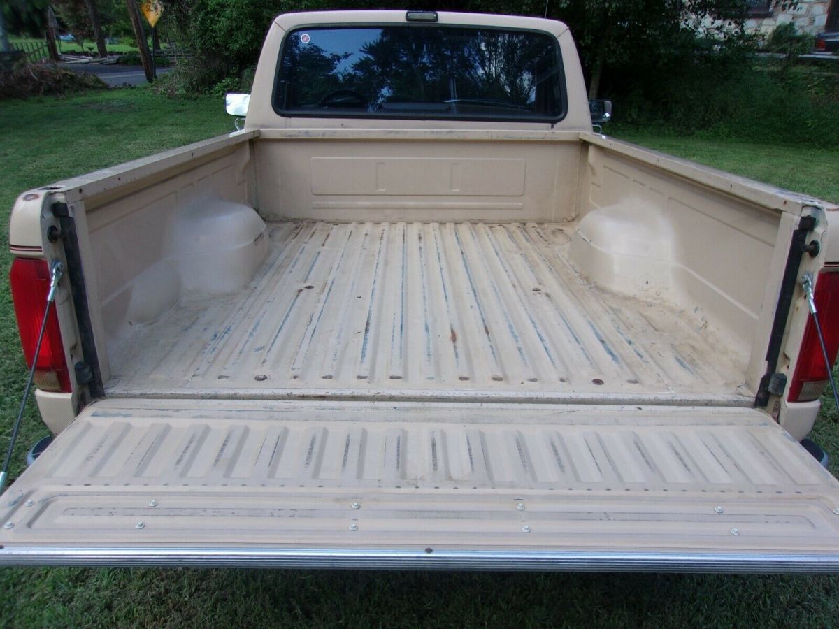 1991 Tan Ford F-150 Standard Cab Pickup