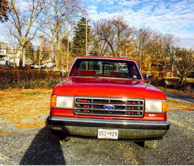 1991 Red Ford F-150