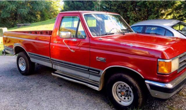 1991 Red Ford F-150